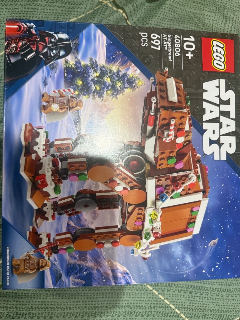 LEGO Star Wars Gingerbread AT-AT 40806 (no minifigure), Toys ...