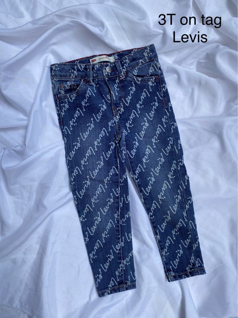 Levis pants (Category: Babies & Kids Fashion) located in Angeles City. Submitted by claudinep (Listing ID 1466945045, Image 1). Description: 3T on tag like new! .