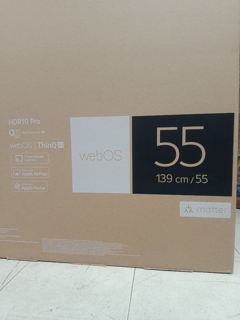 LG 4K UHD 55” SMART TV (Category: TV) located in Caloocan City. Submitted by michellejurilla.01 (Listing ID 1466873737, Image 2). Description: Upgrade your view with the LG 4K UHD 55” Smart TV! Brand new, original, and ready for immediate release. Perfect for home entertainment, office setups, and conference rooms. Key Specs & Features: Display: 55” 4K UHD Resolution for ultra-sharp visuals Smart Features: WebOS with fast app access Picture Quali