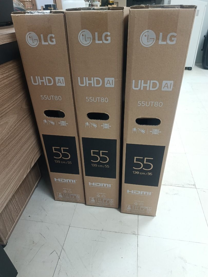 LG 4K UHD 55” SMART TV (Category: TV) located in Caloocan City. Submitted by michellejurilla.01 (Listing ID 1466873737, Image 3). Description: Upgrade your view with the LG 4K UHD 55” Smart TV! Brand new, original, and ready for immediate release. Perfect for home entertainment, office setups, and conference rooms. Key Specs & Features: Display: 55” 4K UHD Resolution for ultra-sharp visuals Smart Features: WebOS with fast app access Picture Quali