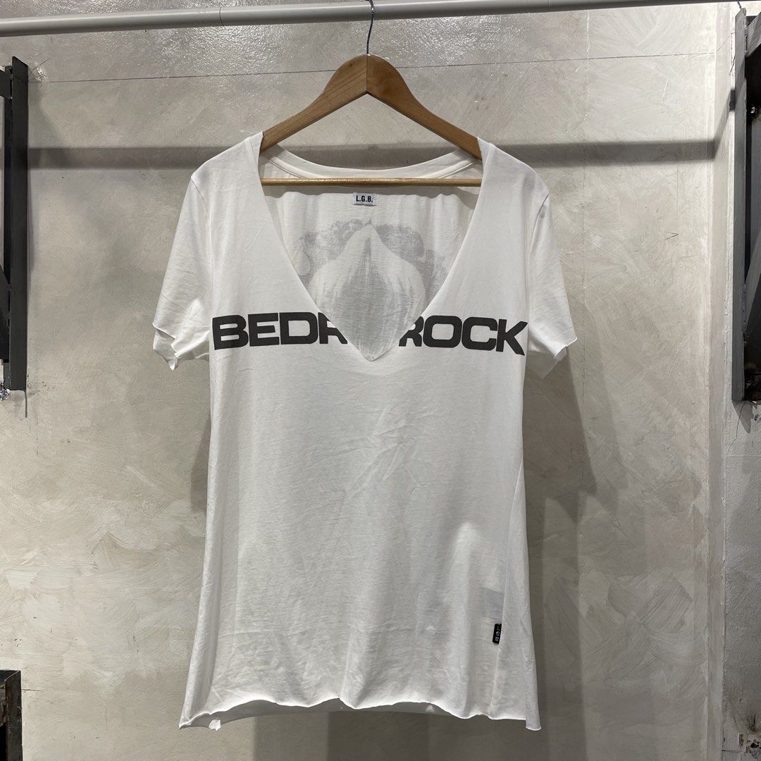 L.G.B. bedrock Tee (Category: Activewear) located in Manila. Submitted by walter_wt (Listing ID 1466891660, Image 2). Description: L.G.B. bedrock tee Vneck style Size- 3 Dimension- Length- 28.5 Width- 19 No issue .