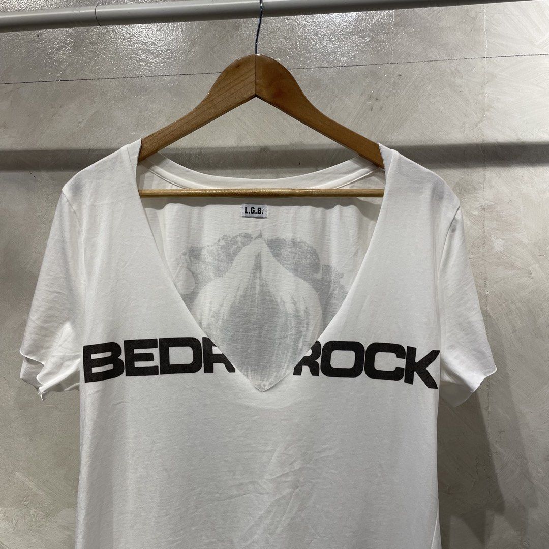 L.G.B. bedrock Tee (Category: Activewear) located in Manila. Submitted by walter_wt (Listing ID 1466891660, Image 3). Description: L.G.B. bedrock tee Vneck style Size- 3 Dimension- Length- 28.5 Width- 19 No issue .