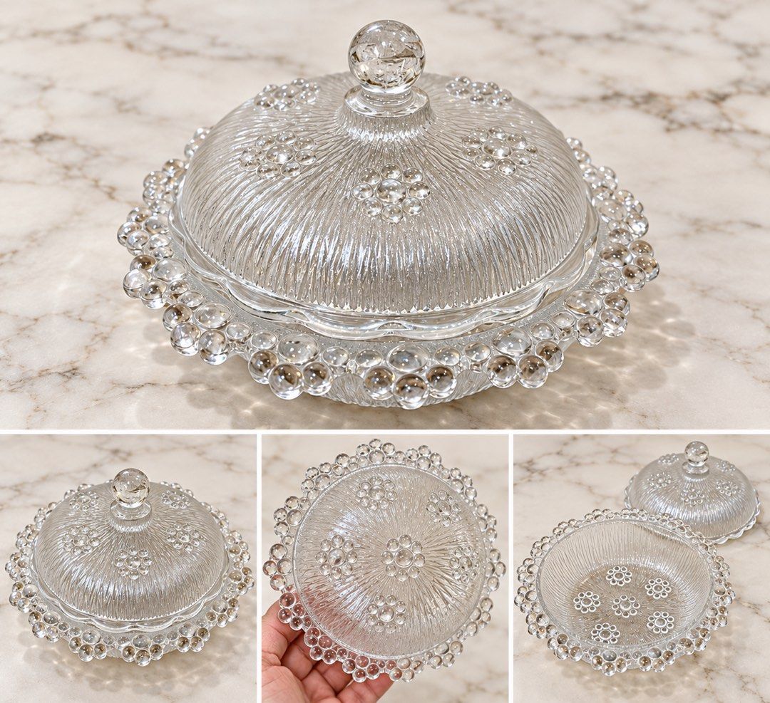 lidded glass bowl L2x5.5 (Category: Dinnerware & Cutlery) located in San Fernando. Submitted by japansurpluselyu (Listing ID 1466893337, Image 1). Description: .