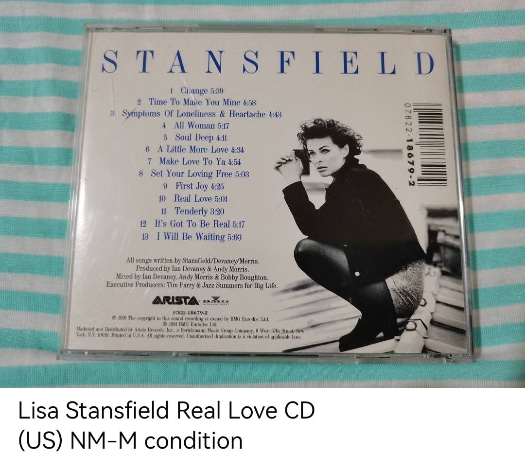 Lisa Stansfield Real Love CD (unsealed) (Category: CDs & DVDs) located in Dangcagan. Submitted by cd_haven5 (Listing ID 1466837573, Image 2). Description: #FORSALE #FORSALE #FORSALE #Authentic #Legit #Original We only sell original items. All items posted are on hand. Please message me for availability of the item/s because the items are also posted on my other online stores. All items are imported unless stated PH. We also accept Pre-orders. Pay