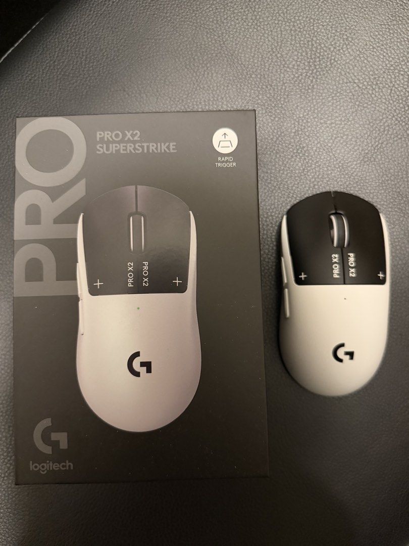Logitech PRO X2 Superstrike Gaming Mouse （分類：電腦滑鼠及相關產品）位於 Hong Kong。 由 dollarshopz 提交（商品編號 1466891293，圖片 1）。簡介： Logitech PRO X2 Superstrike 2026 年 7 月買入 行貨有單有保 盒配件全齊 太古地鐵站交收 不議價，議價者訊息不回。