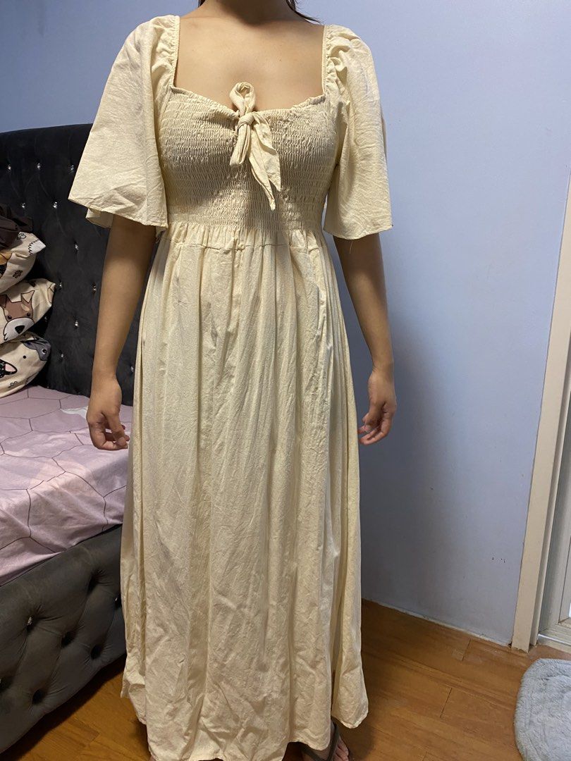 Long Cream Dress (Category: Dresses) located in Manila. Submitted by geljeon_07 (Listing ID 1466787474, Image 1). Description: .