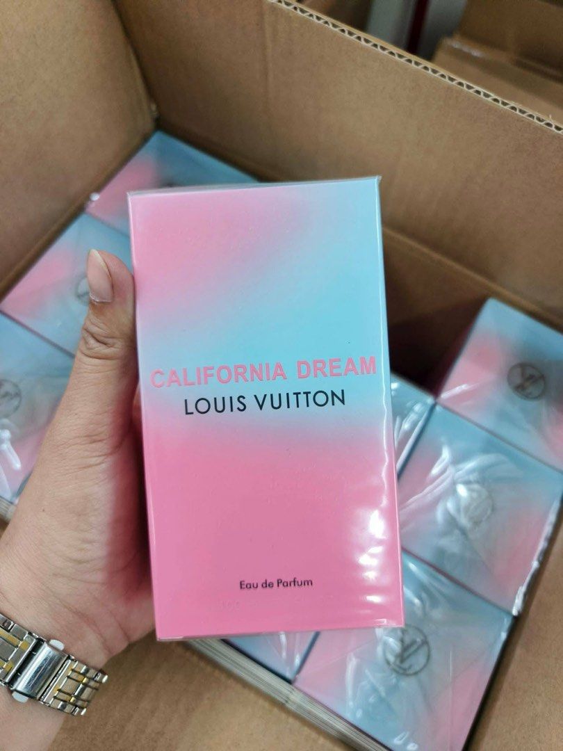 LOUIS VUITTON CALIFORNIA DREAM EDP (Category: Fragrance & Deodorants) located in Quezon City. Submitted by embereshop2 (Listing ID 1466795945, Image 1). Description: 📌Please read the last image carefully - all details are already provided. ❗️Offers below the regular price will no longer be entertained. Thank you for understanding. 💰 Mode of Payment (MOP): GCash 📦 Mode of Delivery (MOD): • Lalamove (Same-day delivery) • J&T Express (1–2 days).