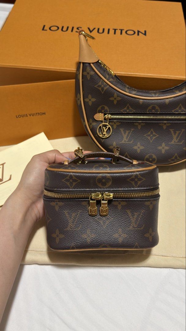 Louis vuitton nice nano bag lv monogram shoulder (Category: Luxury Bags & Wallets) located in Manila. Submitted by elitetechnology (Listing ID 1466910727, Image 1). Description: Louis Vuitton Nano nice With free gold chain already With invoice receipt (bought in greenbelt), dust bag Microchipped already.