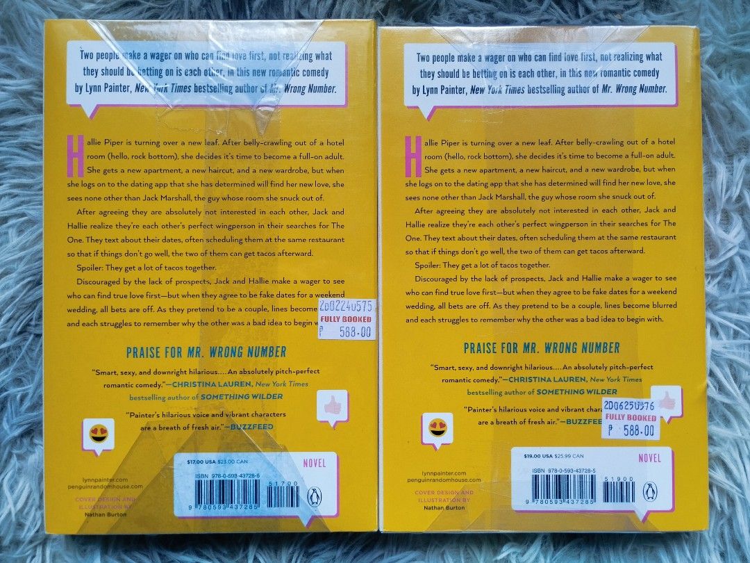 LOVE WAGER BY LYNN PAINTER (Category: Storybooks) located in Bantayan. Submitted by book_island_ph (Listing ID 1466835947, Image 2). Description: MAKE READING A HABIT ‼️‼️‼️ AVAILABLE IF YOU CAN MAKE AN OFFER. PLEASE DON'T WASTE MY REPLY QUOTA IF NOT SURE BUYER. Swipe to left to see additional details/photos of the book. Pictures of the books are posted for hassle free transactions, no unnecessary photo request please. As I'm also a working perso