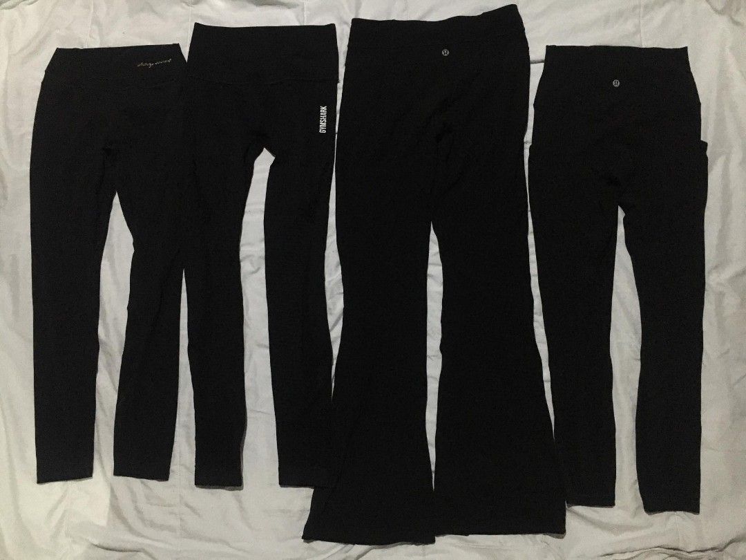 Lululemon and Gymshark Leggings (Category: Activewear) located in Quezon City. Submitted by thriftyzx (Listing ID 1466930219, Image 1). Description: Lululemon and Gymshark leggings open for aspack or split Lululemon Sizes: Dot 4 and Dot 8 Gymshark Sizes: Both Small All Excellent Condition No issue If aspack 2K Freeshipping If Split 699 Freeshipping Each.