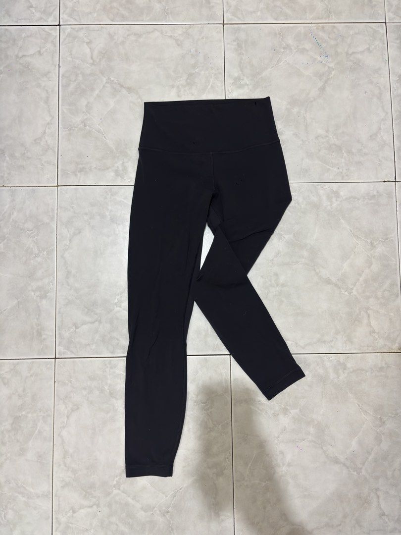 lululemon black leggings high rise (Category: Activewear) located in La Trinidad. Submitted by Kwistiiinyyyy (Listing ID 1466794808, Image 2). Description: - Brand: Lululemon - Color: Solid Black - Fit: High waist, full length - Fabric: Buttery soft and comfortable - Details: Signature logo stamp on back waistband - Condition: Excellent / Like new - Ideal for: Gym workouts, yoga, running, or casual lounging Fits s-m.