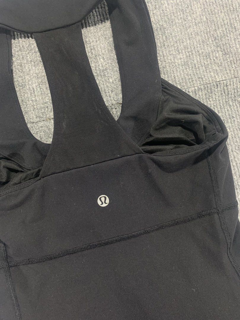 Lululemon Scoop Neck Tank (Category: Sleeveless) located in Dumaguete. Submitted by dailywear6200 (Listing ID 1466875337, Image 3). Description: Lululemon Scoop Neck Tank Dot 4 Width 13 Length 25.5 Excellent condition Need wash only.