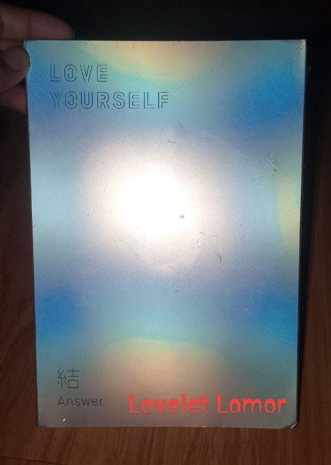 LY ANSWER (Category: CDs & DVDs) located in Manila. Submitted by mommylove004 (Listing ID 1466924663, Image 1). Description: 💜 FOR SALE: BTS LOVE YOURSELF 結 ANSWER 💜 ONHAND - South Caloocan City BTS 3rd Repackaged Album - LOVE YOURSELF 結 ANSWER Version: S 📦 CONDITION: - Good condition, no major dents - Complete inclusions (please check) - With photobook, CD - Watermarked pic as proof - Lovelet Lamor 📀 INCLUSIONS (if complete): - Photobook (1 