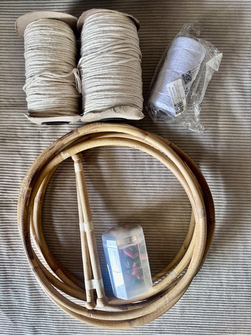Macrame yarns and accessories (Category: Handmade Craft) located in Mandaluyong City. Submitted by prelovedkathalogue (Listing ID 1466793470, Image 3). Description: Take all for 1k..what you see is what you get. .