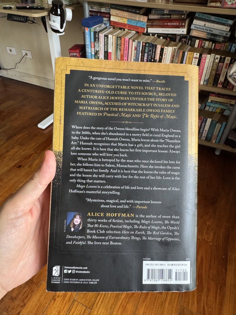 Magic Lessons by Alice Hoffman (Category: Storybooks) located in Pasig City. Submitted by paulinestarfish (Listing ID 1466800699, Image 2). Description: Price is non-negotiable My name is on the title page.