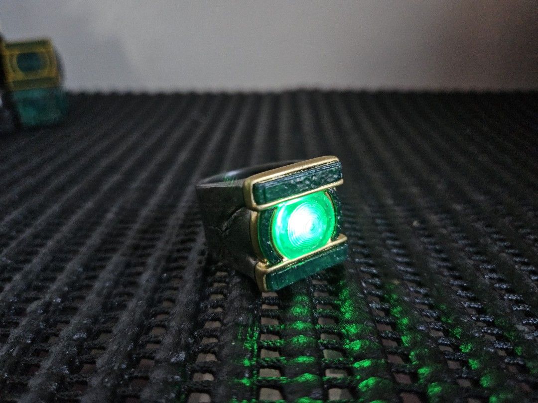 Magnetic LED HBO Green Lantern Ring (Category: Character Goods) located in Antipolo. Submitted by jes924 (Listing ID 1466813417, Image 1). Description: Hal Jordan & John Stewart Lantern Ring Personal copy (21.55 diameter, US 12) Resin printed Magnetic LED WYSIWYG Can provide more pictures Other sizes, DM if interested!.