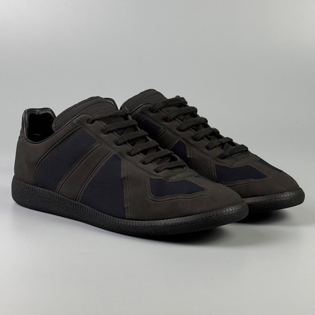Maison Margiela - S/S18 - Tech GATs (Category: Sneakers) located in Pasig City. Submitted by on_the_trend (Listing ID 1466920904, Image 1). Description: Tagged size: 43 Condition: Good Flaws: Overall solesep, Surface cracking, Minor peeling, Minor scuffs Made in: Italy Inclusion: None.