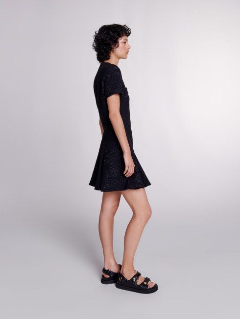 MAJE TWEED MINI DRESS (Category: Dresses) located in Pasig City. Submitted by vetementsdemanila (Listing ID 1466873120, Image 3). Description: MAJE TWEED MINI DRESS New with tags Size: 34 Bust: 36 inches Waist: 28 inches Length: 34 inches P2250 PLUS SHIPPING.
