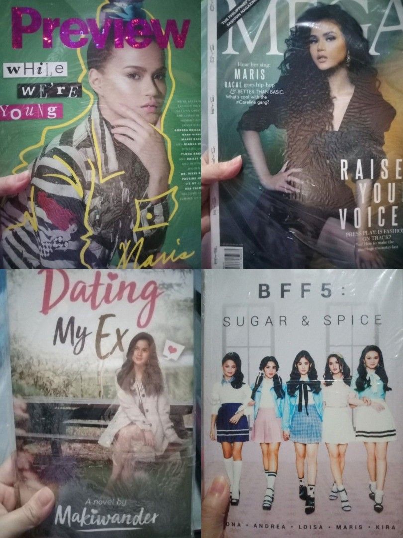 maris racal magazine & book covers (Category: Magazines) located in Porac. Submitted by vnicahy (Listing ID 1466966926, Image 1). Description: wts lfb ph maris racal magazine & book covers 100 each mint condition mop gcash mod j&t loc pampanga message me if interested!.