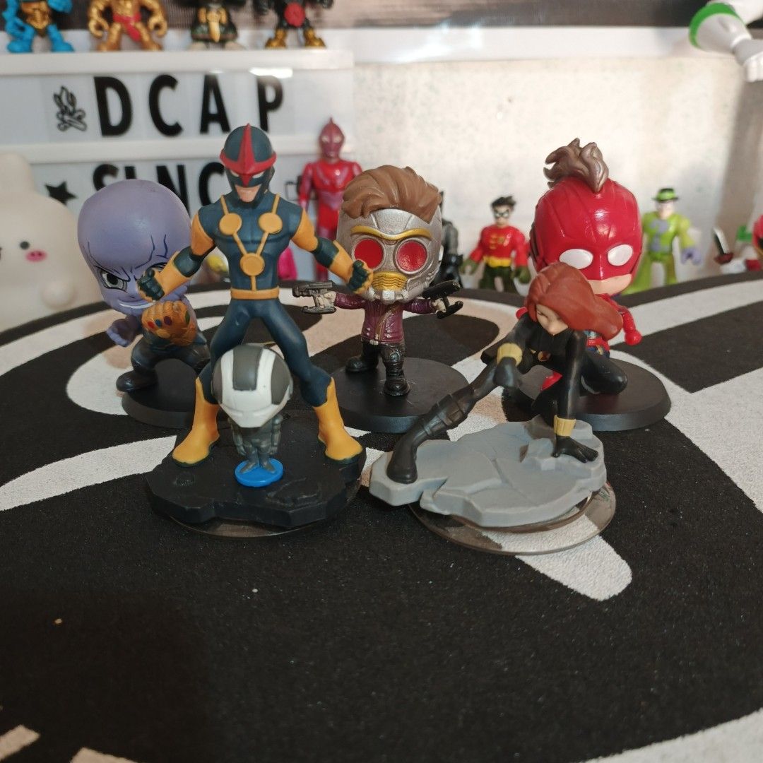 Marvel Superheroes Set aspack 6pcs. (Category: Action & Battle Toys) located in Batangas. Submitted by D.CAP (Listing ID 1466836065, Image 1). Description: For Sale:⬇️ 🛒 Marvel Superheroes Set aspack 6pcs. 🅿️ 350.00 + SF Yours ✅ 3-4inches figs. 📦 As-is condition nabili ko siya sa japan surplus. *Original with Markings *Check picture for details *No Box 📌 Batangas city Location 📦 Ship Nationwide (J&T D2D/LBC SFcop) 📩 DM for speed Transaction