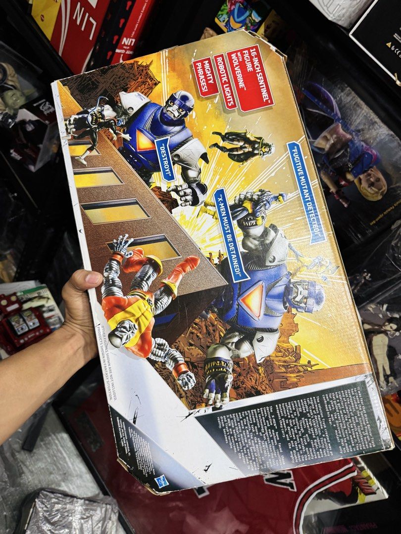 Marvel Universe Sentinel & Wolverine (Category: Figurines & Statues) located in Paranaque City. Submitted by icko007 (Listing ID 1466856674, Image 3). Description: Marvel Universe Sentinel 16inch tall with Wolverine Mint in box / Naka Clamp pa sa Shell Price 7999 Only Last Price No Rush Shipping/ Dibs Now Pay now Location Paranaque Payment Gcash/Bpi Shipping Lalamove/Lbc Buyers Risk / Fee ‼️Seller is not responsible for: lost, stolen, or damaged 