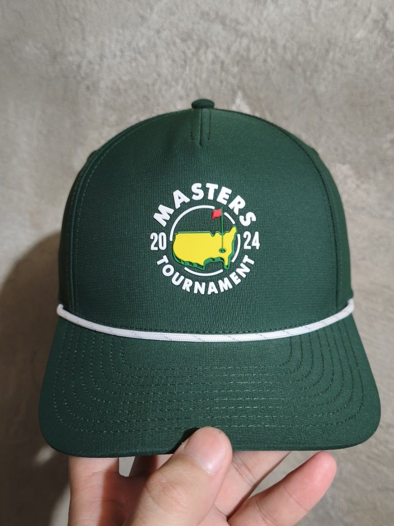 MASTERS TOURNAMENT GOLF HAT (Category: Golf) located in Muntinlupa City. Submitted by themakhatter (Listing ID 1466969584, Image 1). Description: 950 +SF BRAND NEW MASTERS TOURNAMENT 2024 OFFICIAL MERCHANDISE GOLF HAT BY AMERICAN NEEDLE ONE SIZE FITS ALL SNAPBACK ADJUSTMENT DRI-FIT/LIGHTWEIGHT MATERIAL ON HAND ITEM READY TO SHIP.