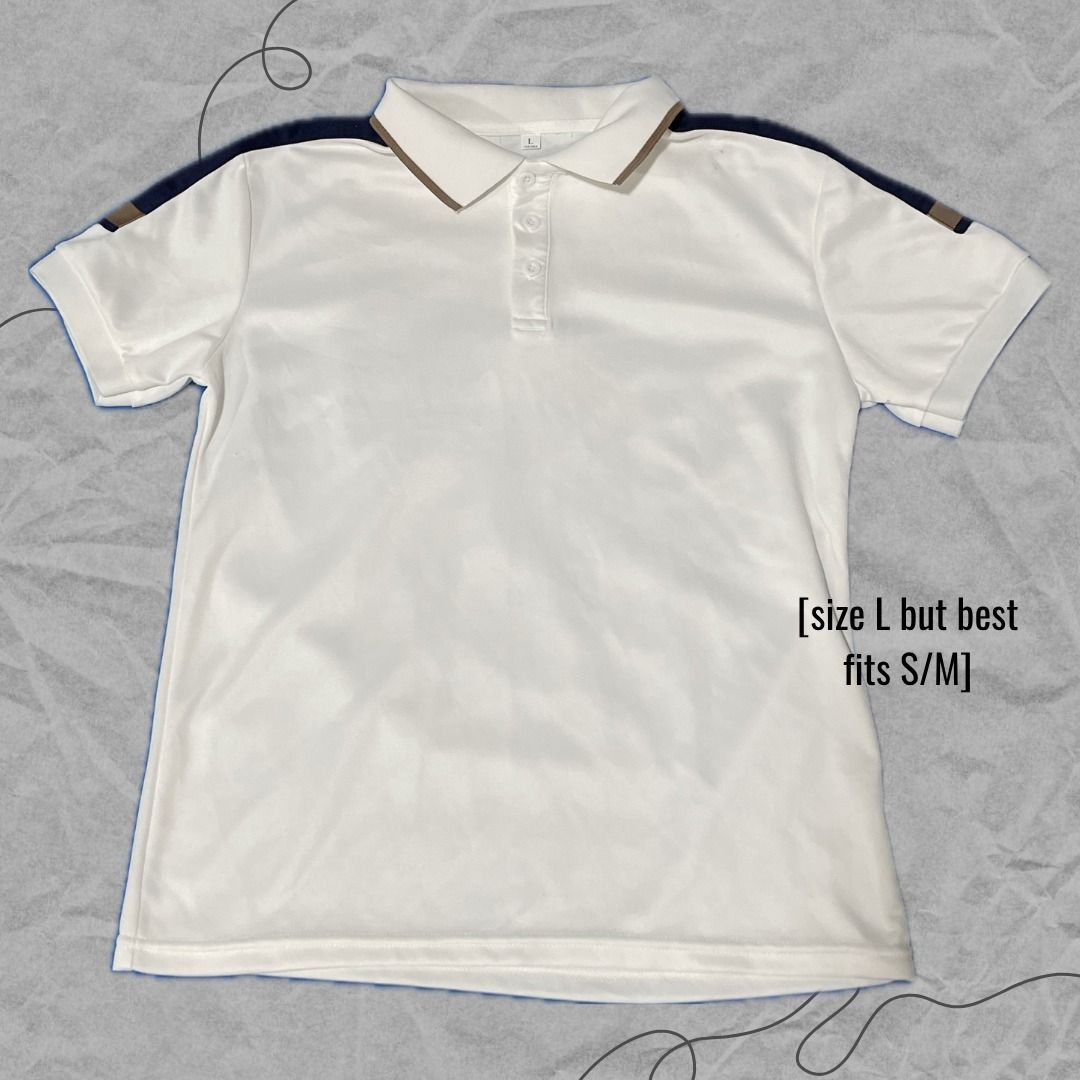 Men’s Polo Shirt (Category: Tshirts & Polo Shirts ) located in Manila. Submitted by lovedbydeviii (Listing ID 1466856992, Image 1). Description: Men’s Polo Shirt 🧵Php 120 👕Size: S/M 👕NEVER USED 👕RFS: Wrong size * note that color may slightly vary due to lighting .
