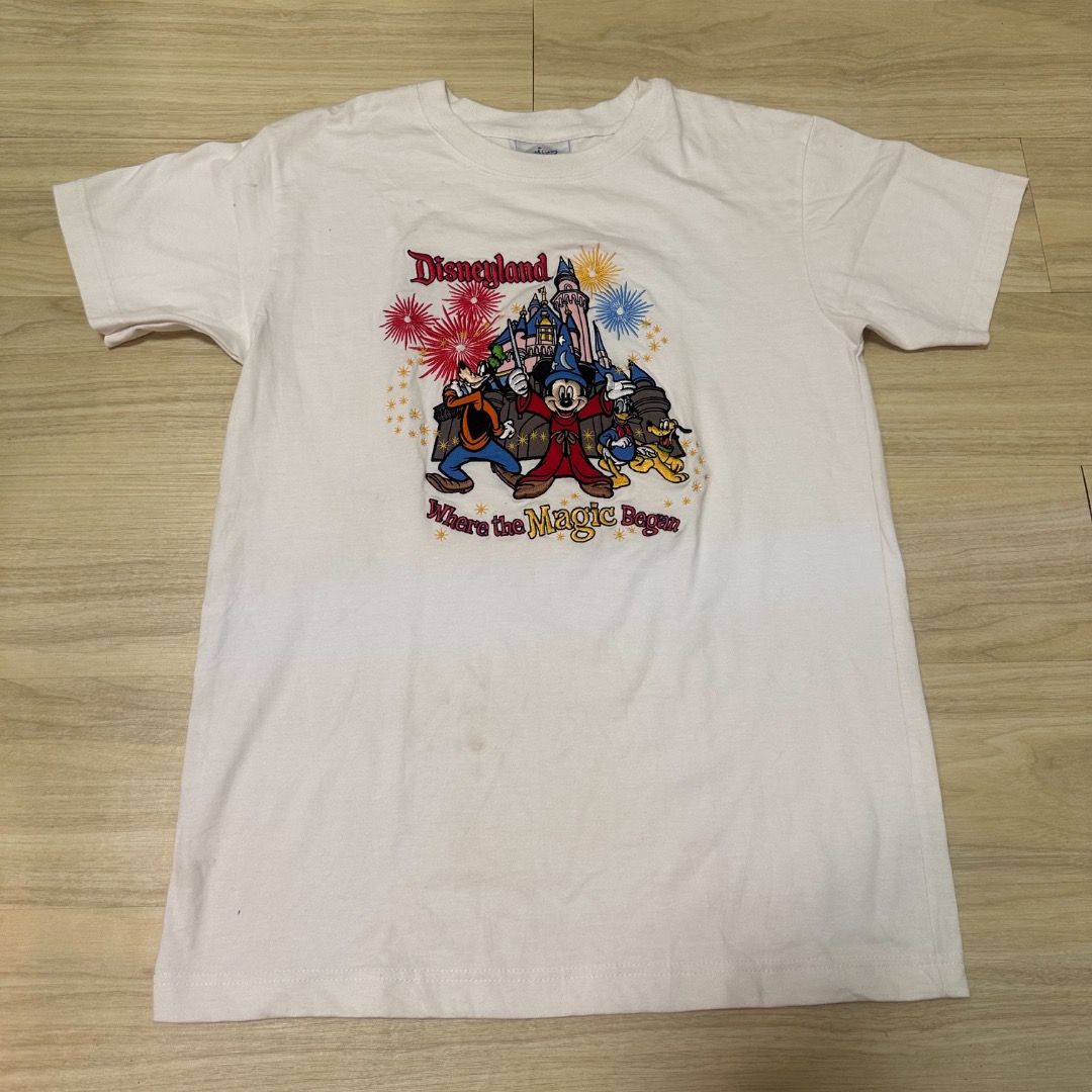 Mickey disneyland (Category: Tshirts & Polo Shirts ) located in Caloocan City. Submitted by pablow.escobart (Listing ID 1466921086, Image 1). Description: Authentic Disneyland graphic tee featuring Sorcerer Mickey, Goofy, Donald, and Pluto. Made of comfortable cotton with a classic crew neck and short sleeves. Perfect casual wear for theme park lovers! PM for sizes and availability..