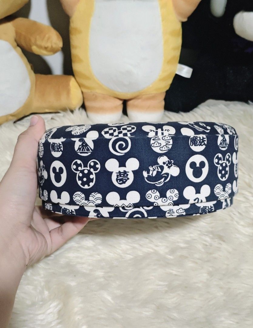 MICKEY MOUSE STORAGE BOX (Category: Character Goods) located in Manila. Submitted by yourfavoritethings7 (Listing ID 1466920906, Image 2). Description: Soft and cushion like ang lid. Made of thick cardboard ang box. Good for storing trinkets/aniks. Width: 8.5 inches.