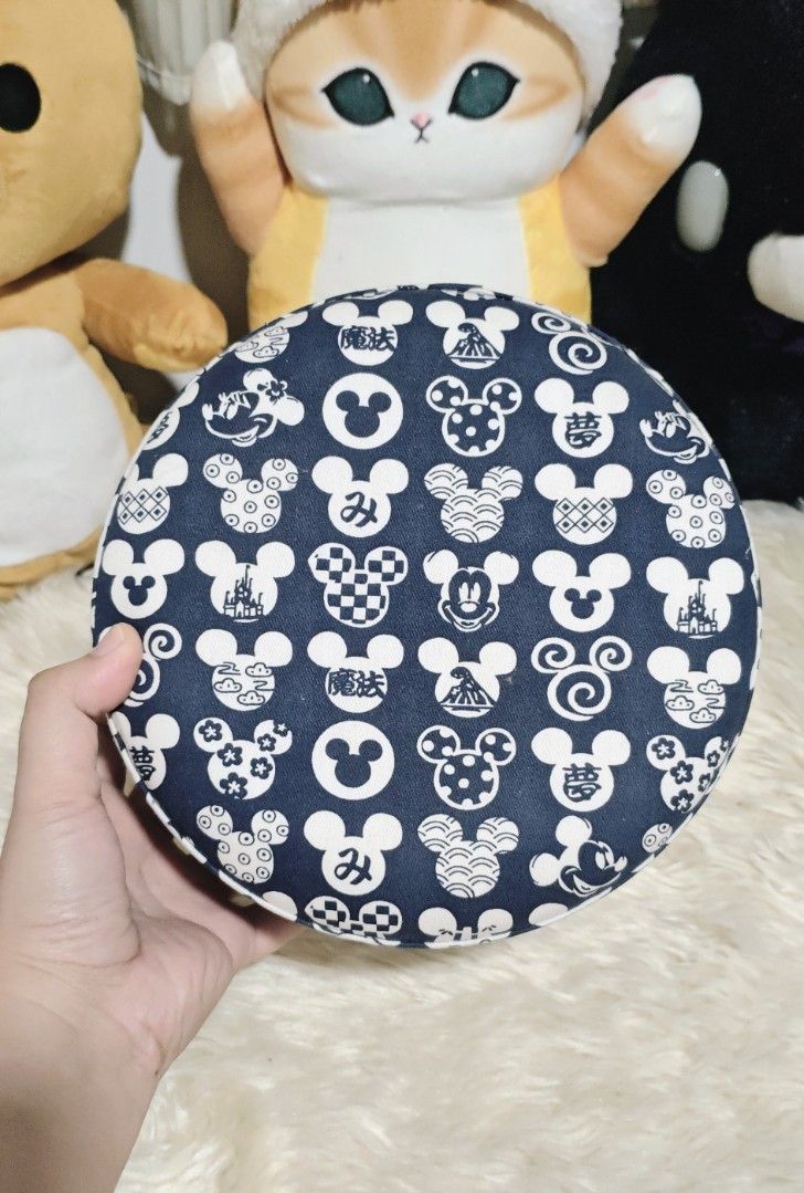 MICKEY MOUSE STORAGE BOX (Category: Character Goods) located in Manila. Submitted by yourfavoritethings7 (Listing ID 1466920906, Image 1). Description: Soft and cushion like ang lid. Made of thick cardboard ang box. Good for storing trinkets/aniks. Width: 8.5 inches.