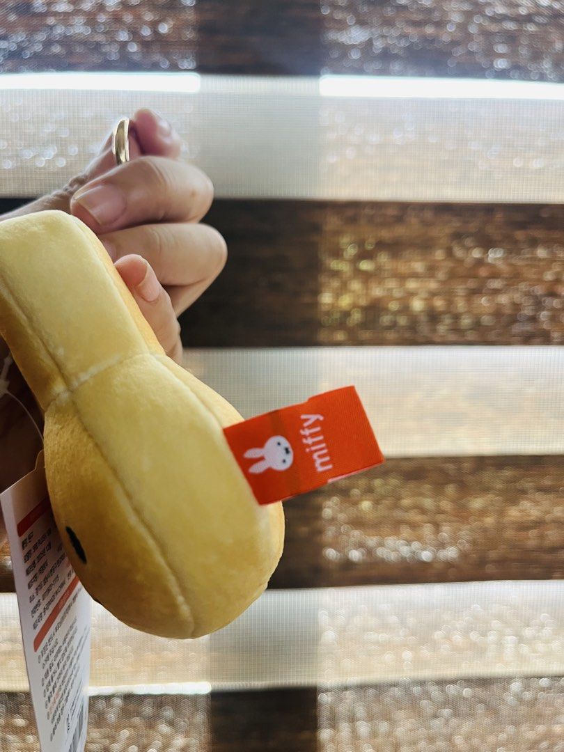 Miffy Bread Charm plushie 🍞 (Category: Plushies & Soft Toys) located in Mandaluyong City. Submitted by epic_dgarage (Listing ID 1466857587, Image 3). Description: Charm size.