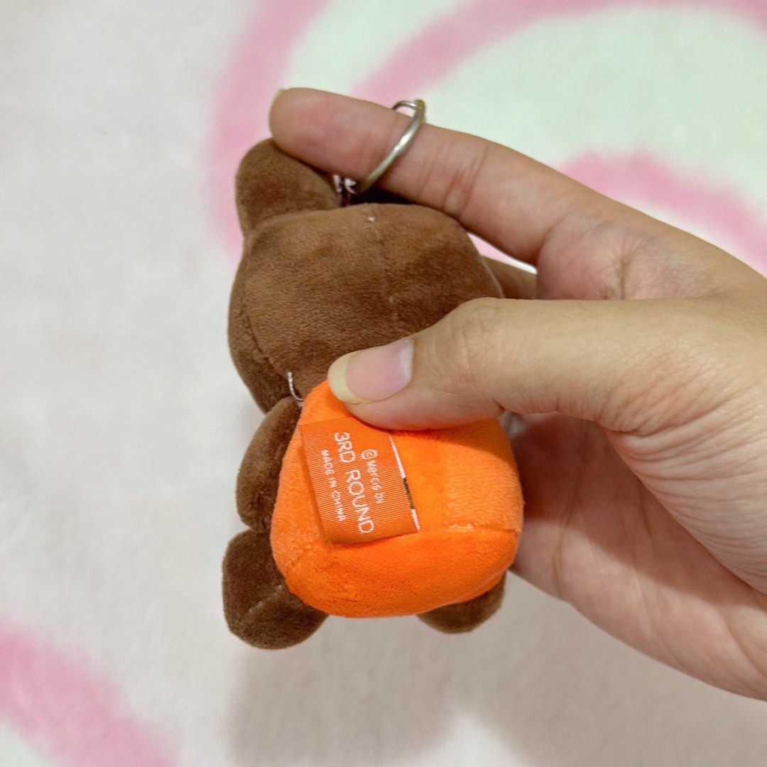 Miffy Brown 3rd Round Keychain Plush (Category: Plushies & Soft Toys) located in Manila. Submitted by ashyyel_ (Listing ID 1466840844, Image 3). Description: no issues.