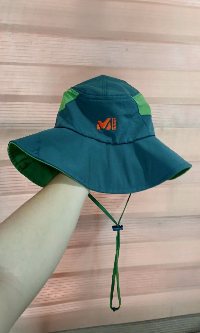 Millet Bush Hat (Packable) (Category: Caps & Hats) located in Cabuyao City. Submitted by dthrifts (Listing ID 1466838857, Image 1). Description: OSFM Authentic Waterproof Brand New Condition.