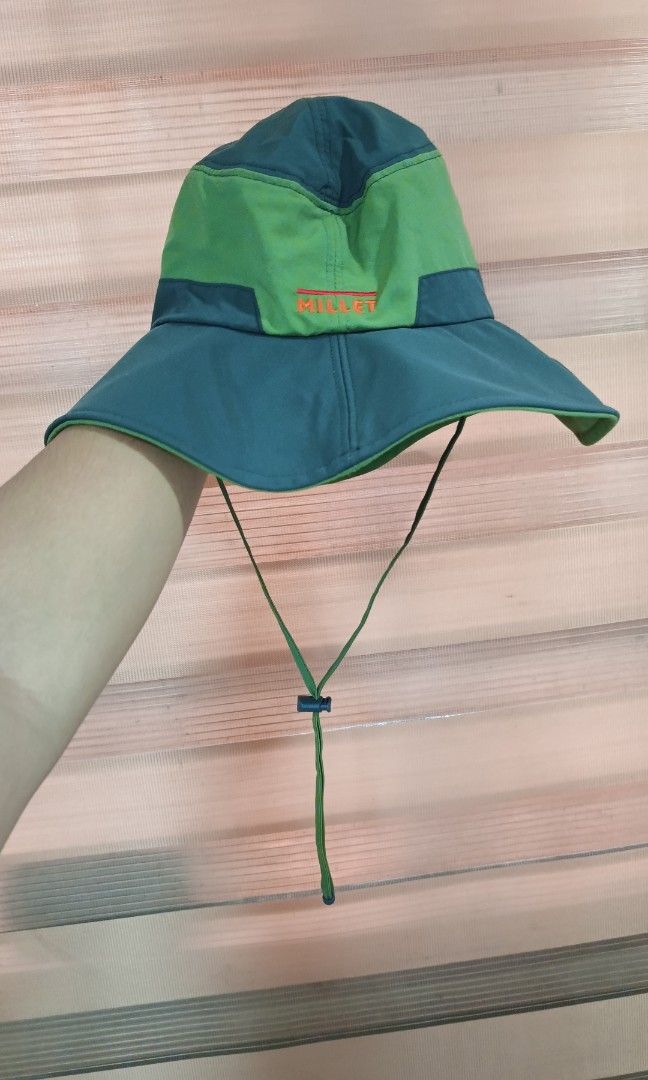 Millet Bush Hat (Packable) (Category: Caps & Hats) located in Cabuyao City. Submitted by dthrifts (Listing ID 1466838857, Image 3). Description: OSFM Authentic Waterproof Brand New Condition.