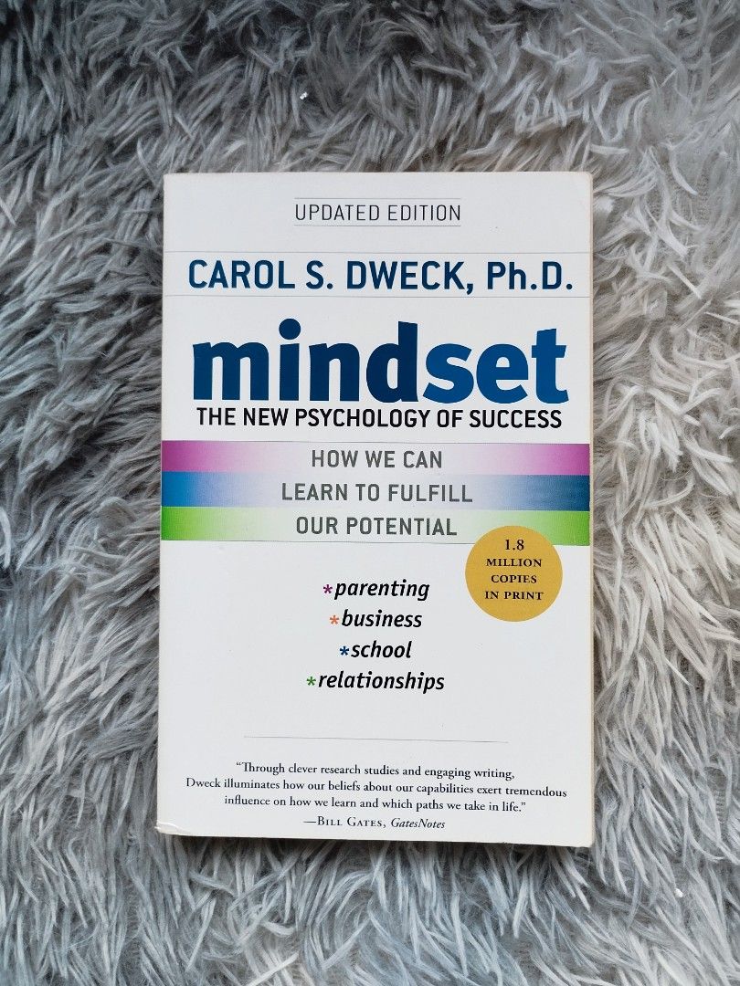 MINDSET BY CAROL S. DWECK, PH.D (Category: Storybooks) located in Bantayan. Submitted by book_island_ph (Listing ID 1466790911, Image 1). Description: MAKE READING A HABIT ‼️‼️‼️ AVAILABLE IF YOU CAN MAKE AN OFFER. PLEASE DON'T WASTE MY REPLY QUOTA IF NOT SURE BUYER. Swipe to left to see additional details/photos of the book. Pictures of the books are posted for hassle free transactions, no unnecessary photo request please. As I'm also a working 
