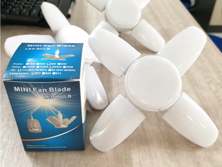 Mini led bulb fan blade (Category: Lighting) located in Malabon City. Submitted by haze1496 (Listing ID 1466781637, Image 1). Description: .