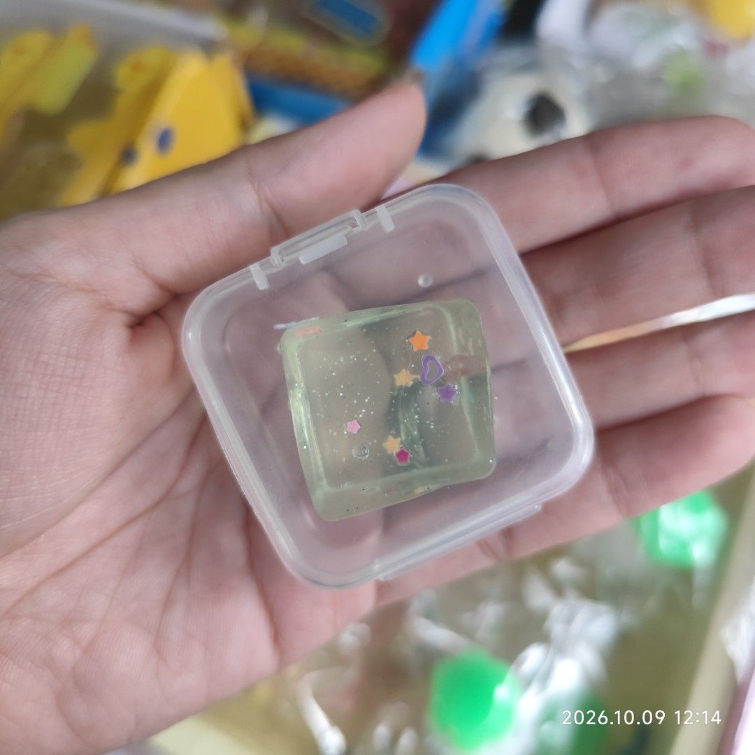 Mini Squeeze Squishy Toys (Category: Interactive Toys) located in Manila. Submitted by hzdeclutterstuffscollectionsph (Listing ID 1466808571, Image 2). Description: 🔴please send 📩 on my blue app HZ STATIONERY due to reply limit ni caro ✨15 each with keychain / acrylic box NO COD - Pick up / Book to deliver G•Cash / Cash on pick up.