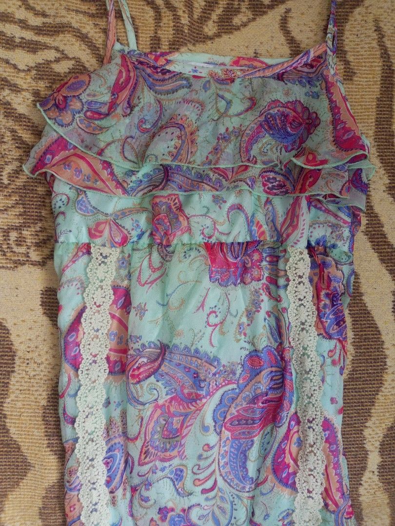 minirdees fairycore maxi dress (Category: Dresses) located in San Pedro. Submitted by vishavriksha (Listing ID 1466821772, Image 2). Description: ‎༝ size xs to small ‎༝ bust: 30"-34" ‎༝ length: 38" (front) / 50" (back) ‎༝ brand: minirdees (auth jp brand / deadstock piece from shibuya 109, tokyo).