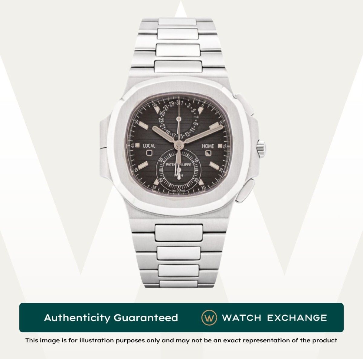 [Mint] Patek Philippe Nautilus Bracelet 5990/1A-001 5990 PP Grey Dial Z29558 Sep 2020 (Category: Watches) located in Singapore. Submitted by watchexchange.sg (Listing ID 1466886560, Image 1). Description: [Mint] Patek Philippe Nautilus Bracelet 5990/1A-001 5990 PP Grey Dial Z29558 Sep 2020 Price: $146,800 Brand: Patek Philippe Model: 5990/1A-001 Condition: Mint Dial: Grey Case Diameter: 40.5mm Material: Stainless Steel Original Box: Yes Original 