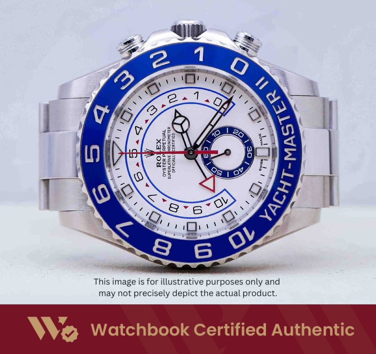 [Mint] Rolex Yacht Master II Oyster 116680 White (Mercedes Hands) Dial A7672 | Jun 2023 (Category: Watches) located in Singapore. Submitted by watchbooksg (Listing ID 1446569434, Image 1). Description: Watchbook Certified Authentic Verified at 60 points by 2 certified watch specialists Comes with a Watchbook 60-Point Inspection Certificate [Mint] Rolex Yacht Master II Oyster 116680 White (Mercedes Hands) Dial A7672 | Jun 2023 Price: $22,900 - Bra