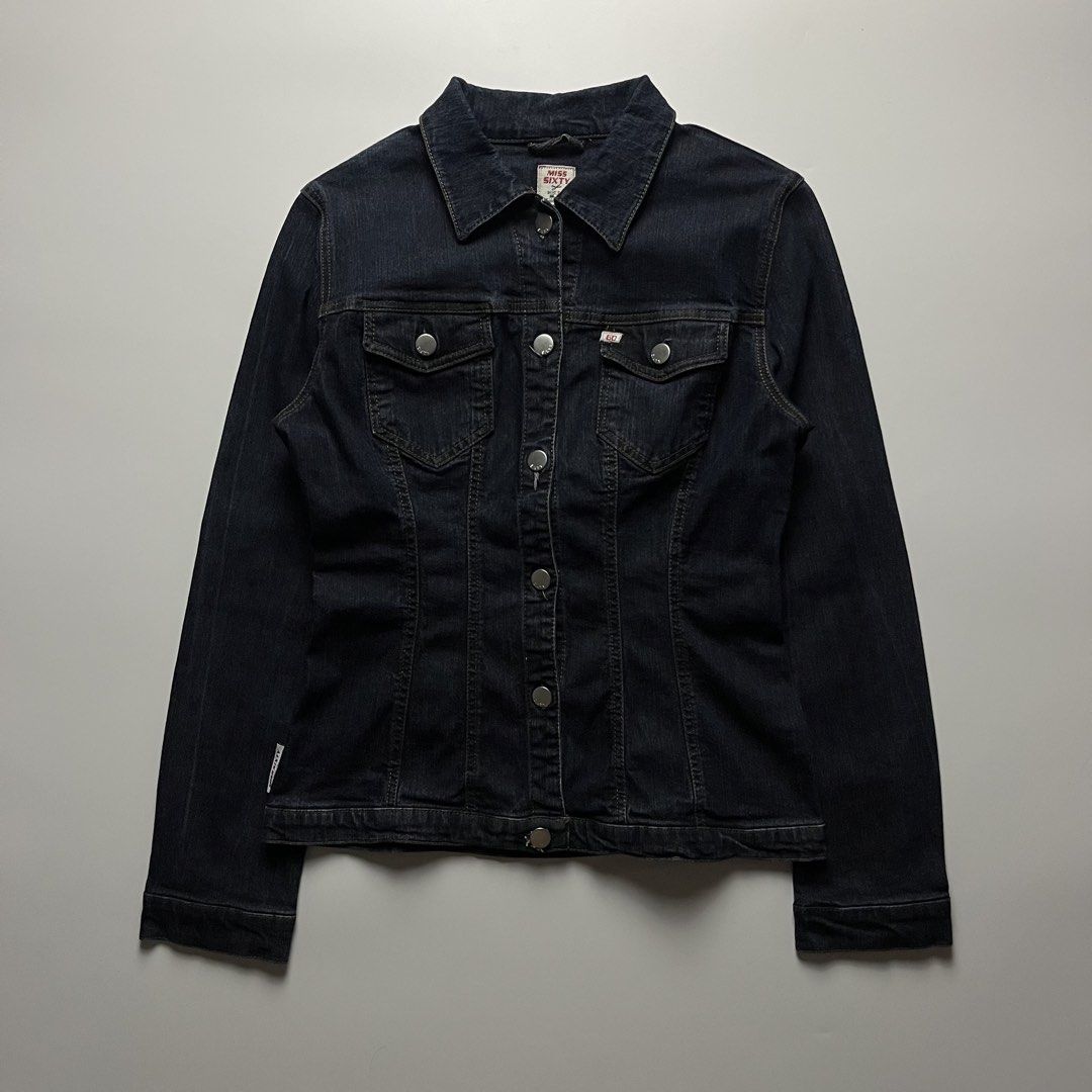 Miss Sixty Denim Jacket (Category: Coats, Jackets and Outerwear) located in Manila. Submitted by streetsavvy (Listing ID 1466870388, Image 1). Description: Miss Sixty Denim Jacket Size: Medium Width: 17” Length: 23” Shoulder: 15” Sleeve Length: 23.5” Hem: 18” Measured in Inches Condition: Excellent condition Flaw: none .