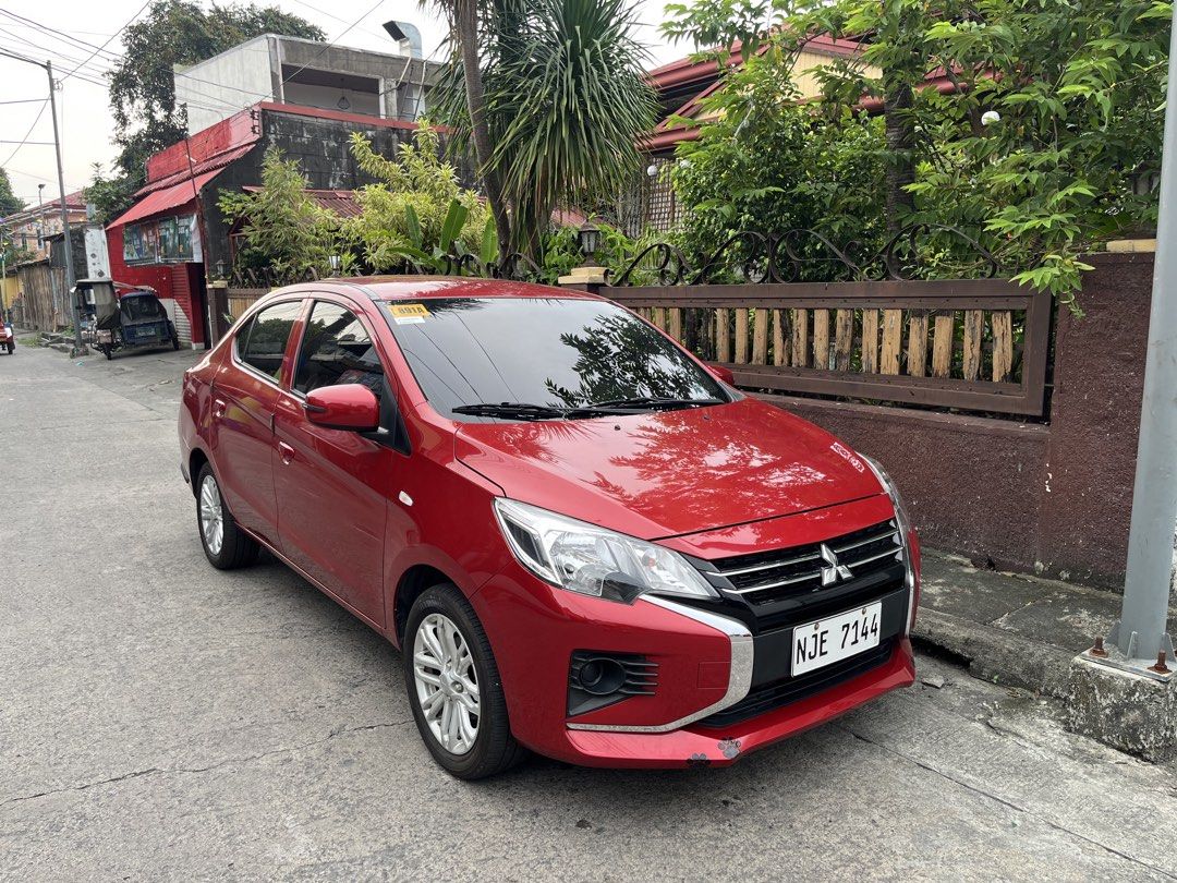 Mitsubishi Mirage GLX Auto (Category: Used Cars) located in Cavite. Submitted by juswaderick1127 (Listing ID 1466910597, Image 2). Description: 2025 MITSUBISHI MIRAGE GLX A/T Unit Details: * Automatic Transmission * 11,000 KM Original Mileage * Complete Tools with Unused Donut Spare Tire * Registered Until 2028 * Brand New Battery * Fresh Engine with Intact Casa Markings * Thick Tires Payment Options: * Cash * Financing Available * Low Down Payme
