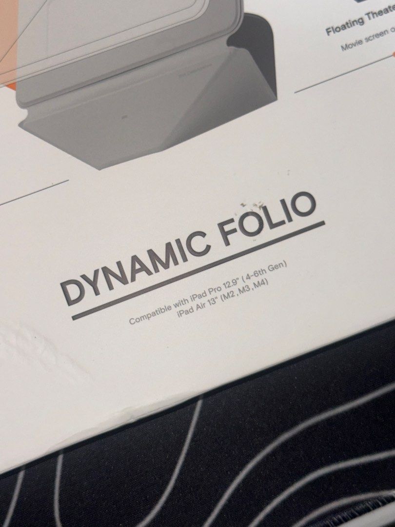 Moft Dynamic Folio (Category: Cases & Sleeves) located in Echague. Submitted by armielur (Listing ID 1466786960, Image 3). Description: - Brand: Moft - Model: Dynamic Folio - Color: Jet Black - Compatibility: iPad Pro 12.9" (4th-6th Gen) & iPad Air 13" (M2, M3, M4) - Adjustable stand with over 20+ viewing angles - Multiple modes including Floating Creation Mode, Dual-screen Mode, Reading Mode, and Floating Theater Mode.