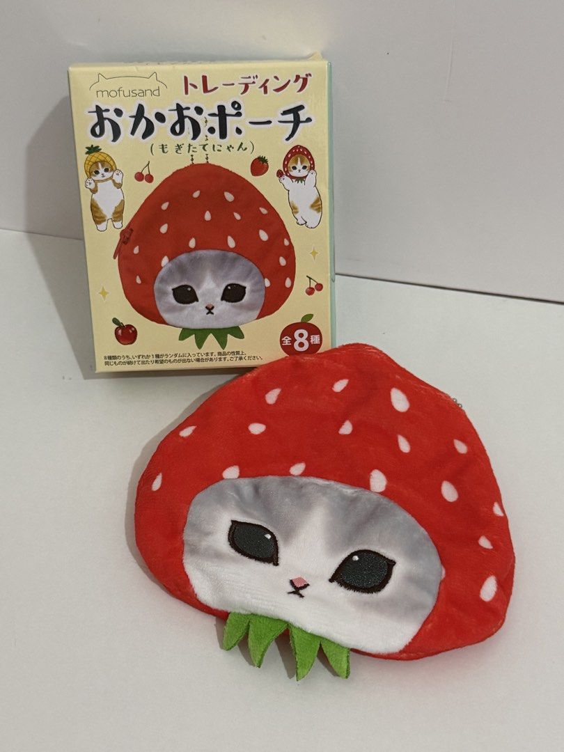 Mofusand Strawberry Pouch (Category: Purses & Pouches) located in Manila. Submitted by ideclutteranything (Listing ID 1466818172, Image 1). Description: Bnew Authentic! bought from mofusand store japan.