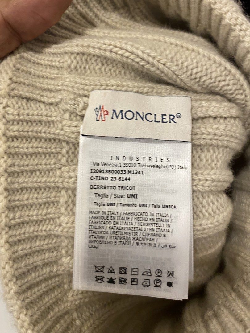 Moncler Beanie (Category: Beanies) located in Davao. Submitted by workmensph (Listing ID 1466957540, Image 3). Description: .