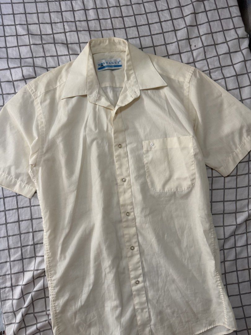 Montagut short-sleeve button-up shirt (Category: Tshirts & Polo Shirts ) located in Quezon City. Submitted by pinkystrends.co (Listing ID 1466850624, Image 2). Description: .