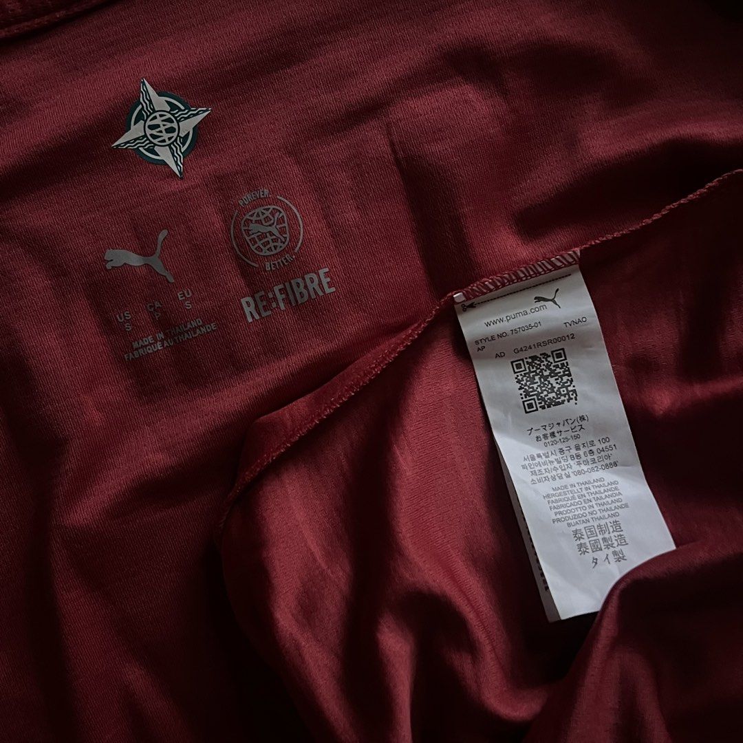 Morocco World Cup Jersey – Customized with RONALDO 7 (Category: Activewear) located in Kidapawan. Submitted by reborngarments_2k25 (Listing ID 1466877587, Image 3). Description: Condition: Excellent Color Rate: 9.8/10 Width x Length: 2/x27 No Issue .