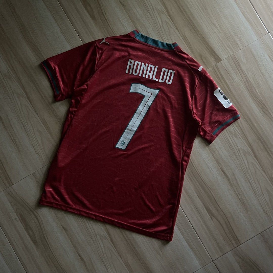 Morocco World Cup Jersey – Customized with RONALDO 7 (Category: Activewear) located in Kidapawan. Submitted by reborngarments_2k25 (Listing ID 1466877587, Image 2). Description: Condition: Excellent Color Rate: 9.8/10 Width x Length: 2/x27 No Issue .