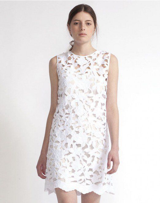 NAIN White Lace Dress M (Category: Dresses) located in Cordova. Submitted by thedecluterrer (Listing ID 1466856603, Image 1). Description: .