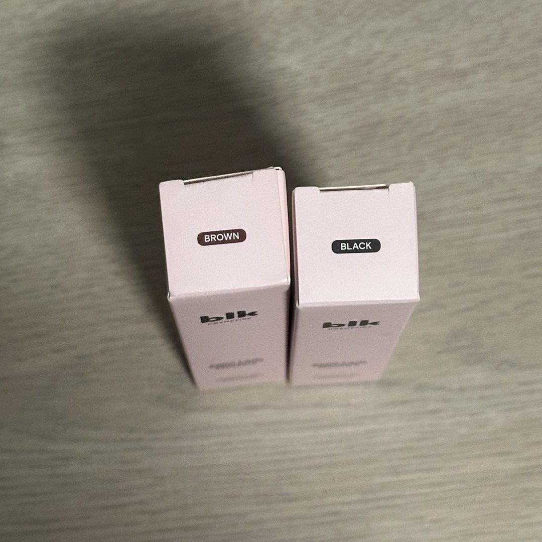 NEW BLK Cosmetics False Lash Waterproof Mascara (Brown) (Category: Makeup) located in Quezon City. Submitted by gg.finds (Listing ID 1466956152, Image 2). Description: - brand new, with box, never opened. orig price is 399, selling for 300 each, get both for 500 - gives volume, long lasting, waterproof - shades: ❌ BLACK ✅ BROWN - rfs: decluttering.